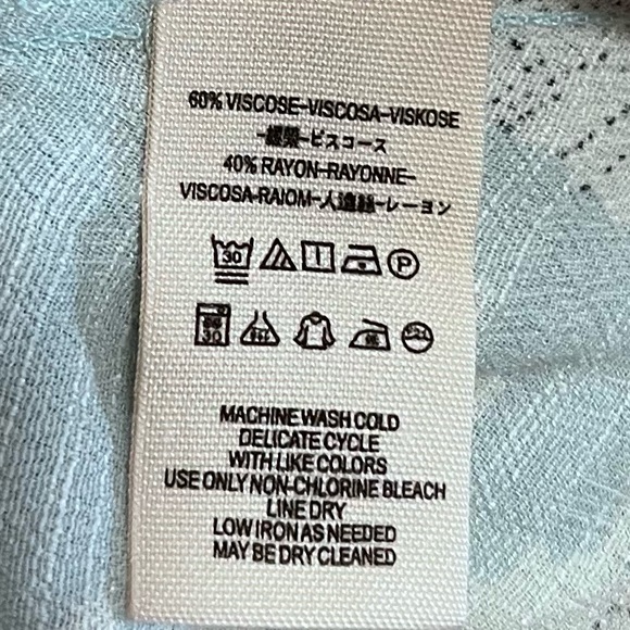 Free People French Quarter Mini Wrap Dress Blue Floral Size Large - Picture 9 of 12